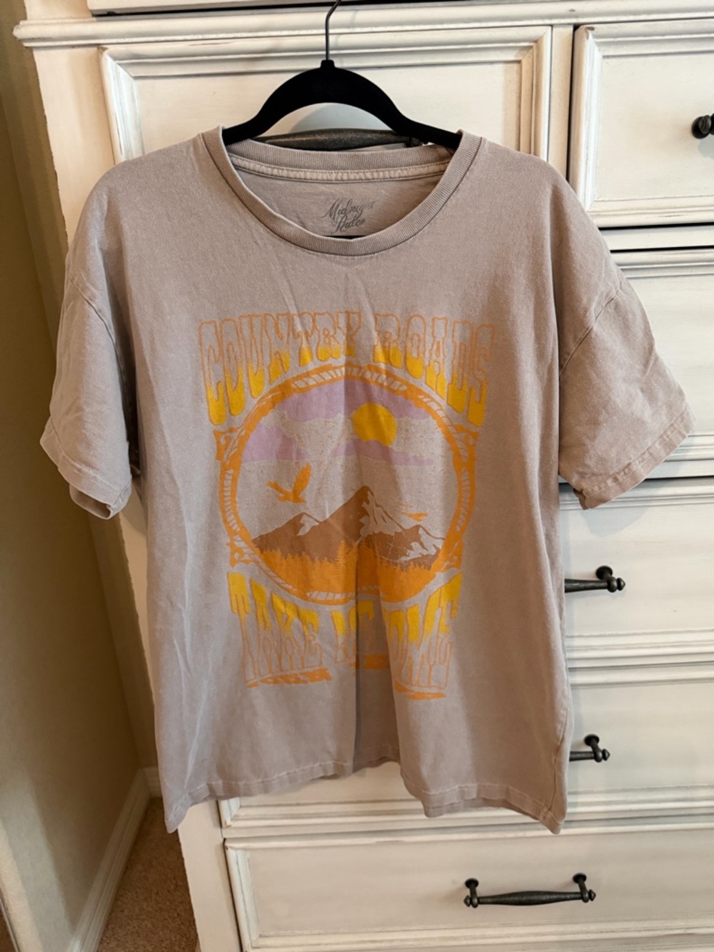 Midnight Rider John Denver oversized tee